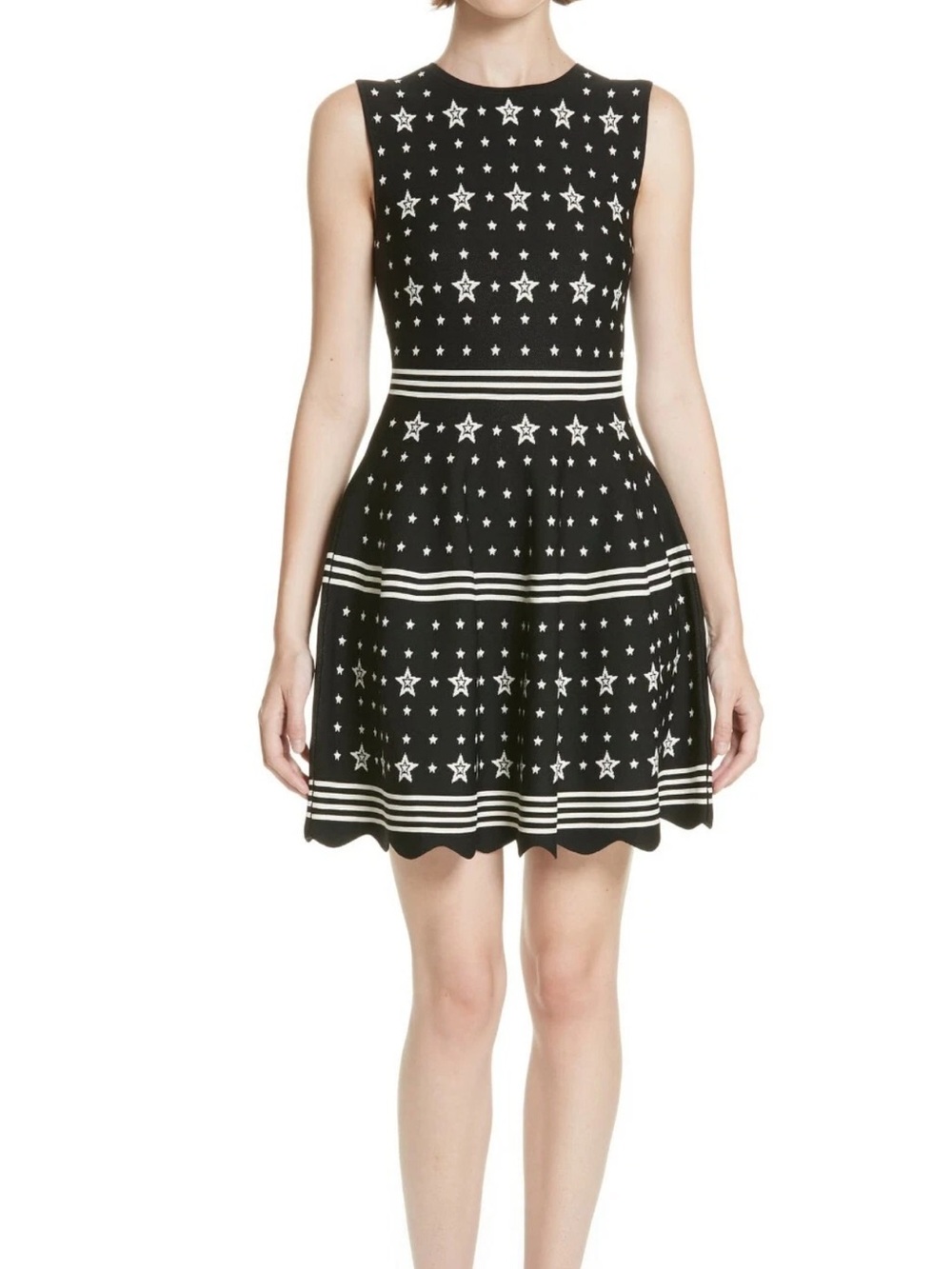Ted Baker Mariae Star Jacquard Sleeveless Knit Dress 1
